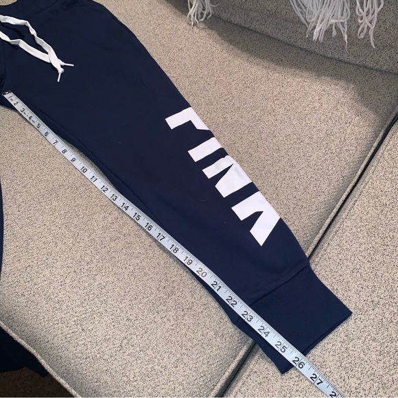 NWT Pink Victoria’s Secret Navy Blue Everyday Lounge Jogger - Picture 8 of 13